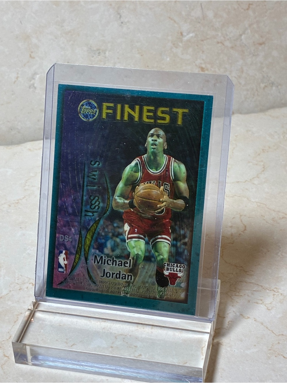 Scottie Pippen/Michael Jordan Chicago Bulls Finest Trading Card - - Picture 2 of 10